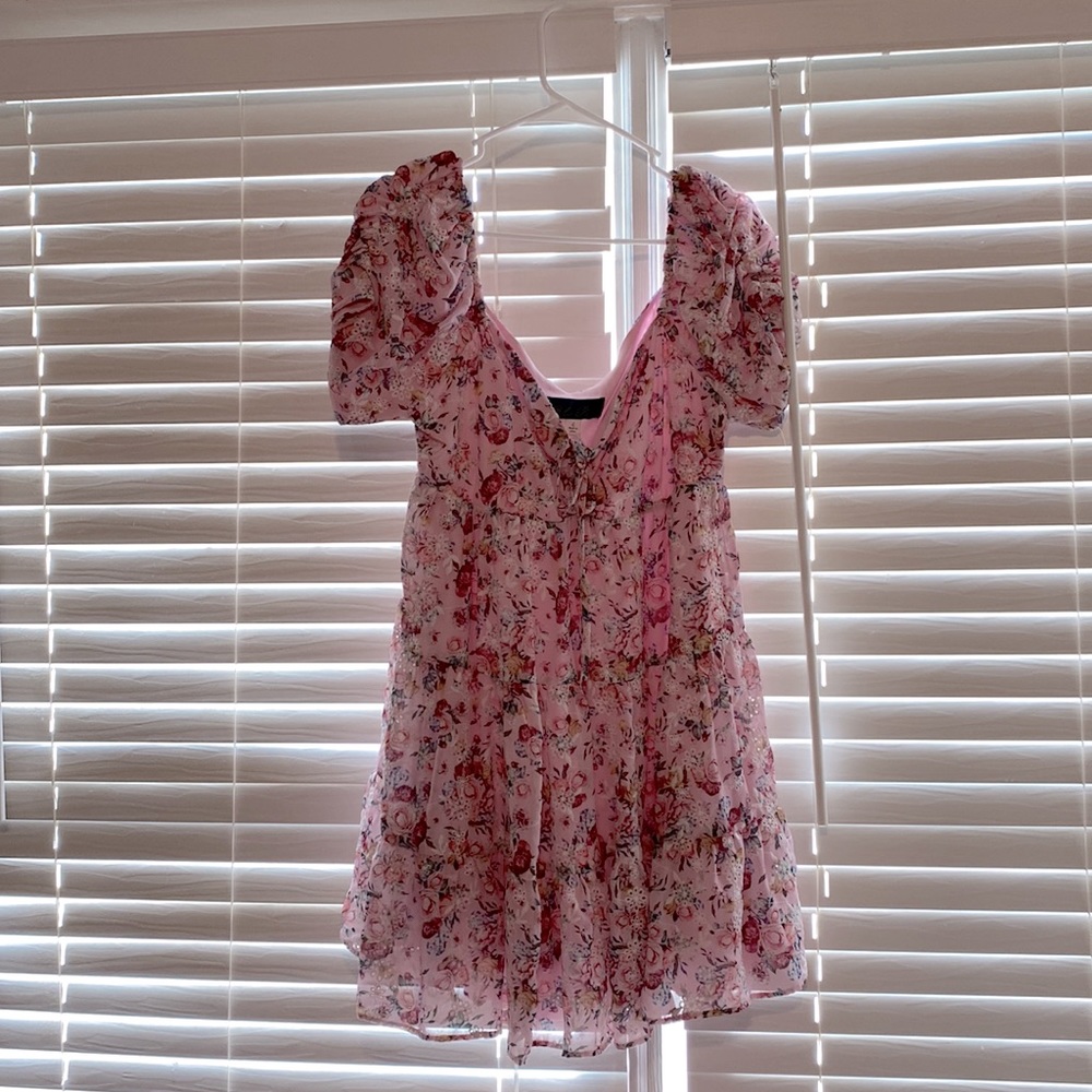 Blue Rain, Babydoll Floral dress